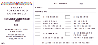 Xochipilli Kermes Pre-Order Ticket